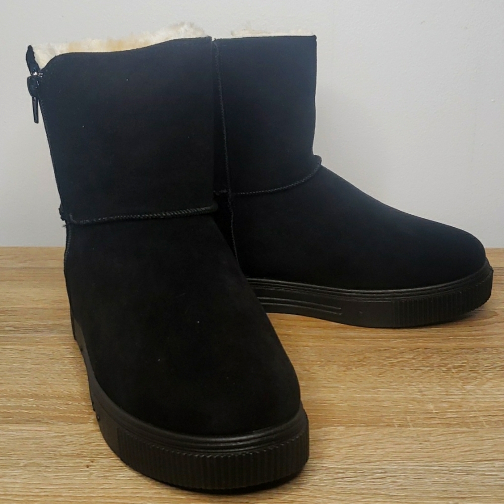 Journee Collection Womens Stelly Winter Boot Black 7